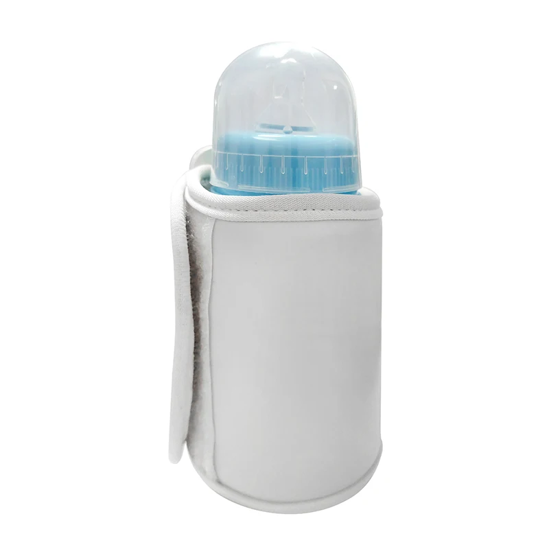 Botol susu bayi LOGO kustom portabel, penghangat botol susu perjalanan,  penutup panas isolasi