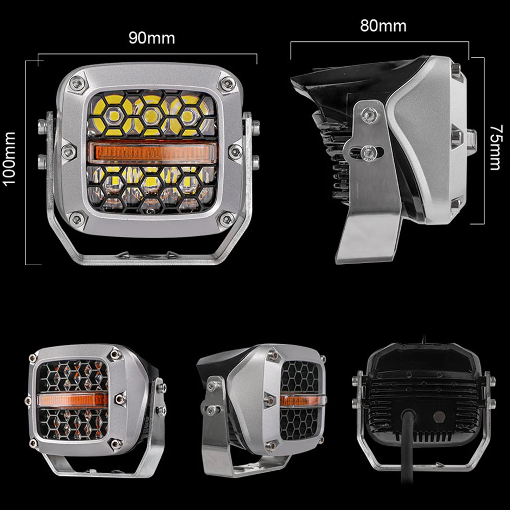 Laser Spot Fnm M1 Mini Fog Lights Led Lamp 60w Force Offroad Minidriving Mini Driving Lights WORK LAMP for jeep Pickup Truck