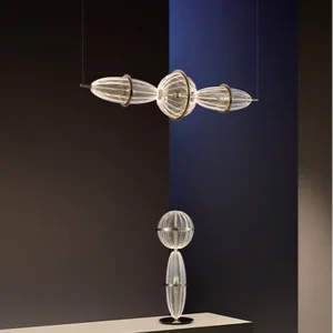 ECOJAS Multiple Collocation Studio Design New Modern Villa Hotel Living Room Indoor Decorative Chandelier