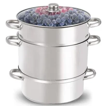 5L stainless steel induction steamer