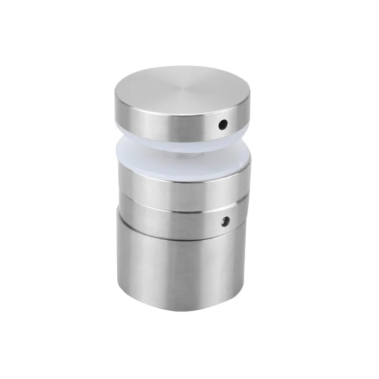 manufacturer glass railing bracket frameless Standoff fixings sign ss side grip standoff screws wall mounting glass standoff