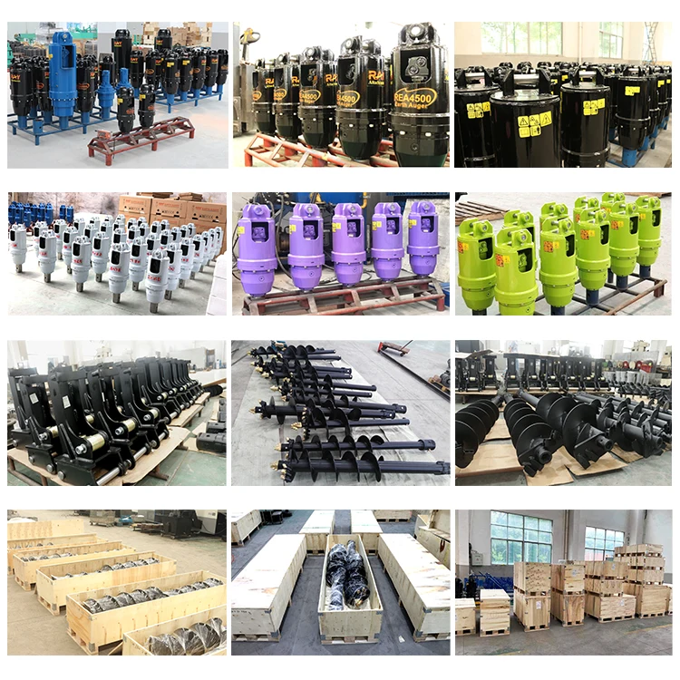 Backhoe Loader Post Hole Digger Auger Drill for Fence Post Holes in Ground Hole Drilling Projects