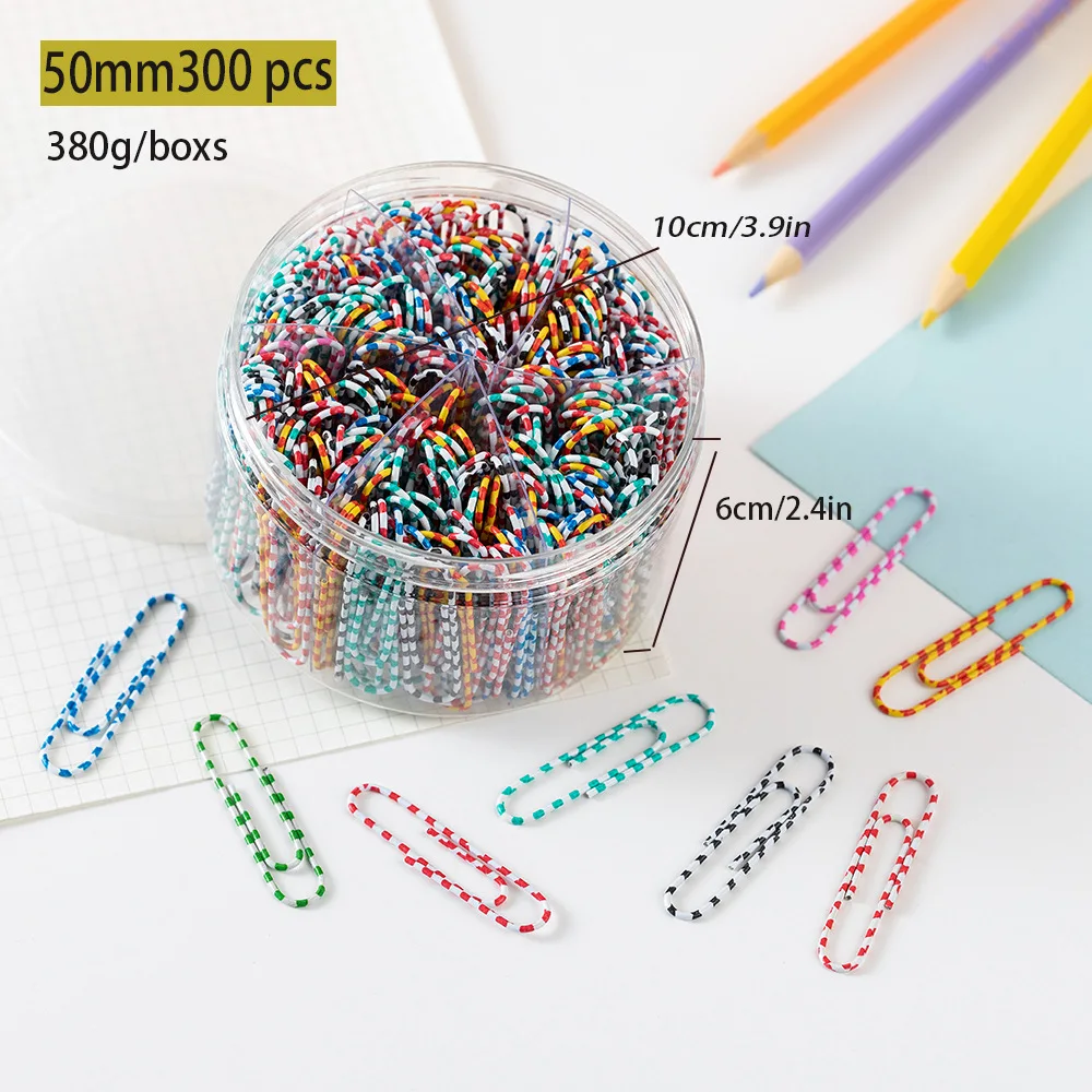 Hot Wholesale Custom Logo Reusable Colorful Paper Clips in Office Stationery Promotional Business Gifts