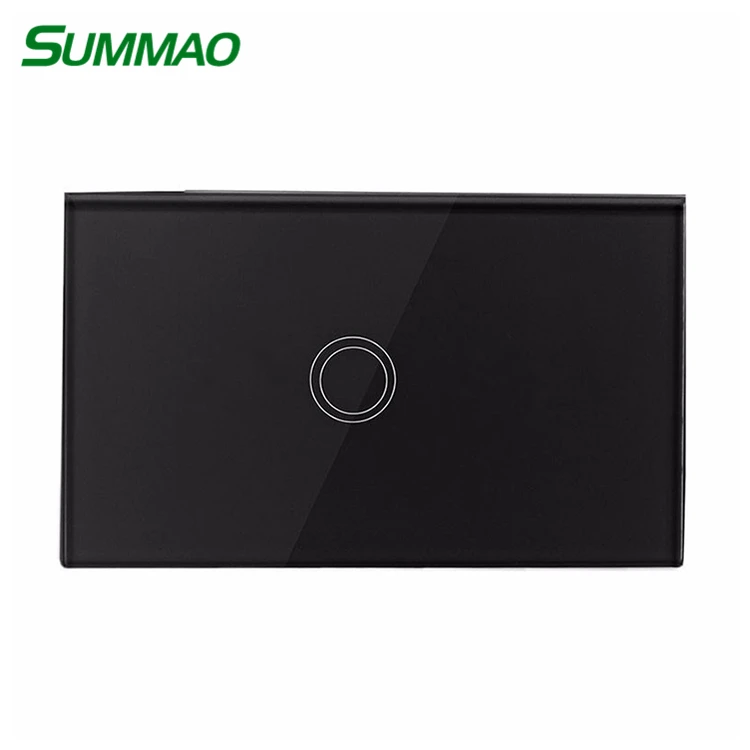 Безопасность Ble беспроводной настенный сенсорный выключатель Temperedglass панель для света