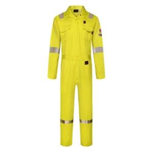 Wholesale FR Flame Retardant Fireproof Coveralls Reflective Safety Workwear Fire Resistant Work Coverall