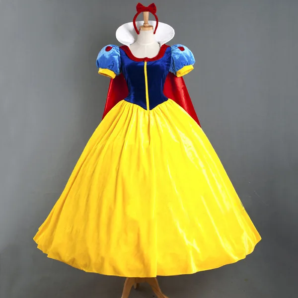 Adult Cosplay Dress - Snow White Princess Halloween Costume Adult Cosplay Dress - Snow White Princess Halloween Costume