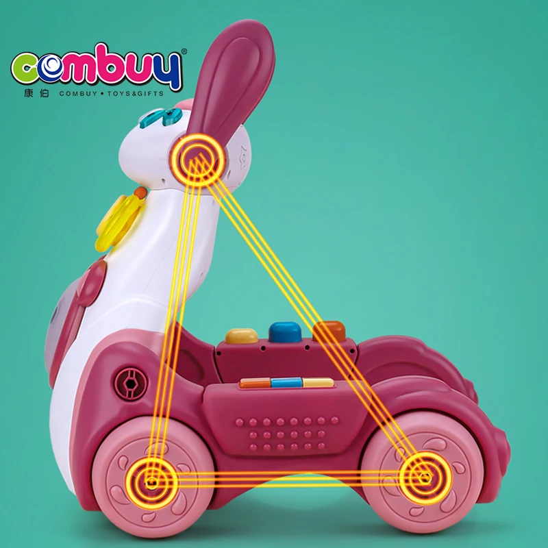 Kangaroo Shape Toddler Walker Toys Foldable Baby Troller Stroller
