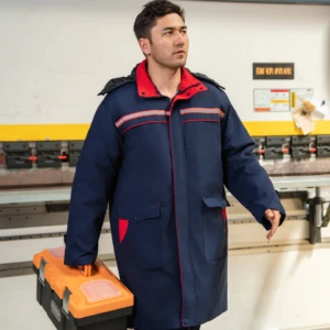 Custom logo Cold-Resistant Warm Apparel Construction Auto Repair Insulated Winter Work Uniform Wholesale