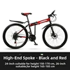 High-end model - black and red