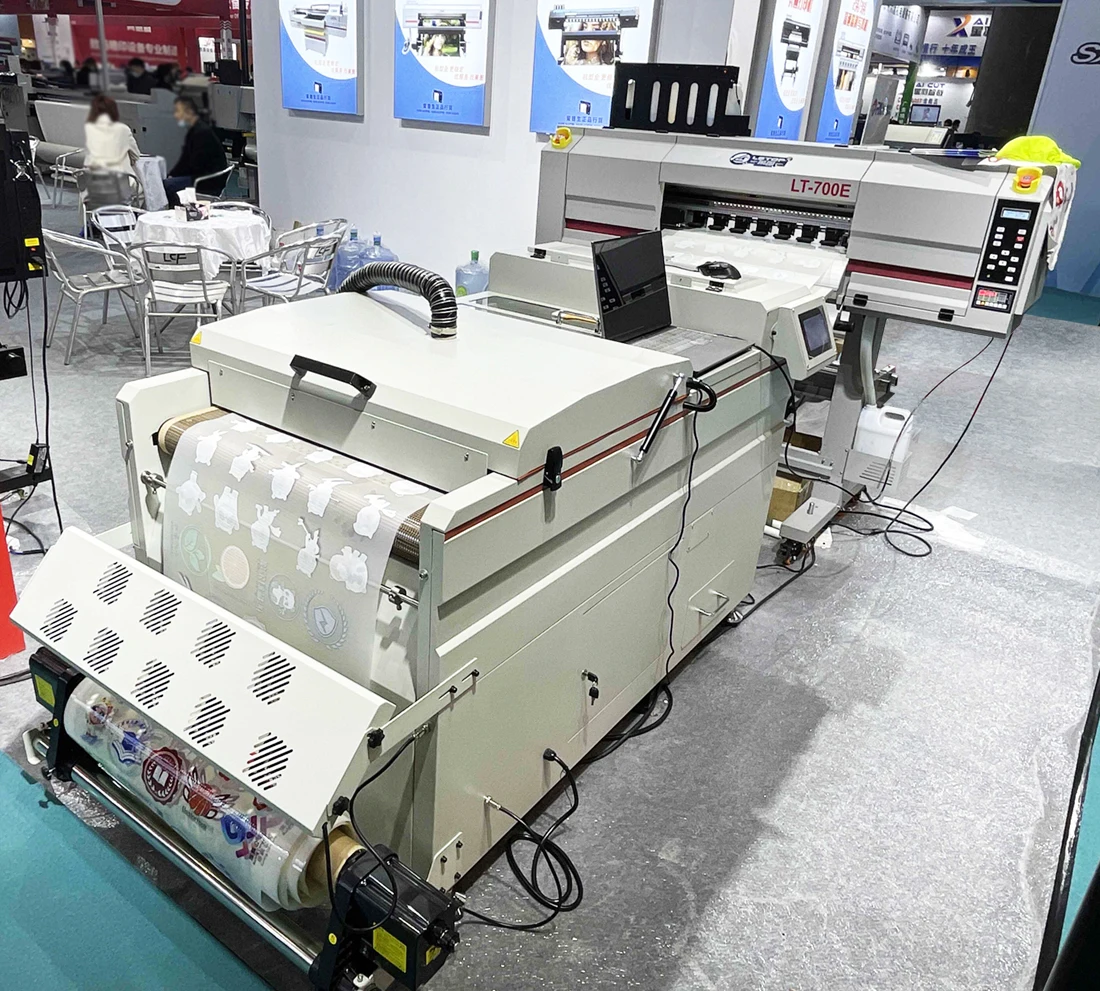LETOP High-Speed Precision T Shirt Textile DTF Printer 60cm Width I3200 2Heads 600dpi Resolution with LETOP 600dpi DTF Ink