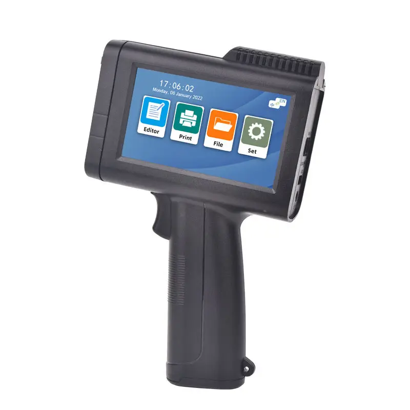 Ручной струйный принтер кодер для печати даты номер партии картонная коробка струйного принтера внешняя упаковочная пистолет