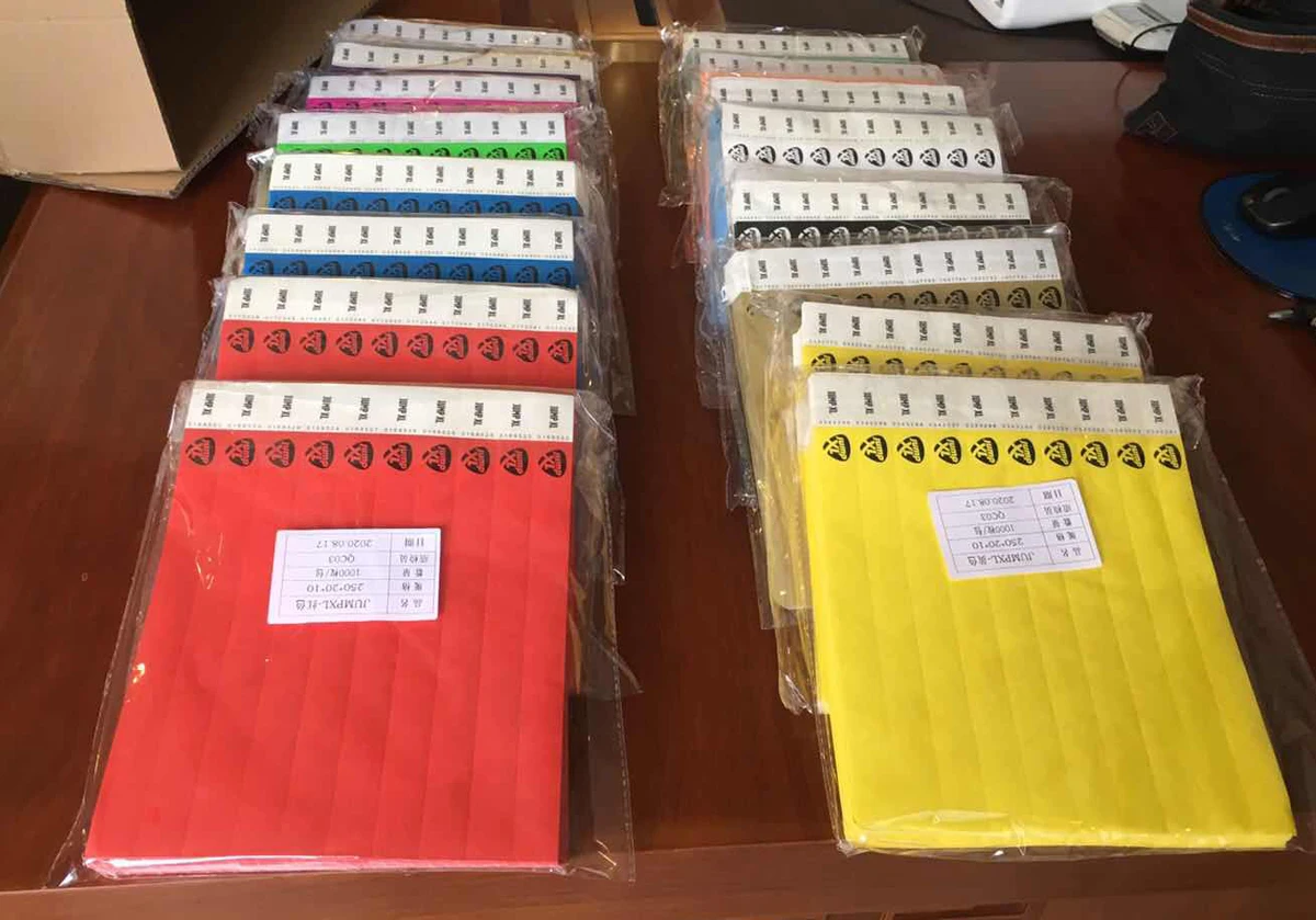 
 Клей FTGO для одноразового использования, печатный браслет tyvek, водонепроницаемая бумага  