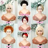 T part lace frontal pixie wig