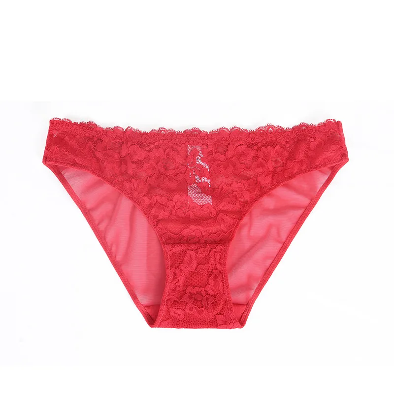 Factory Wholesales Translucent Lace Panties Ladies Lace Comfortable ...