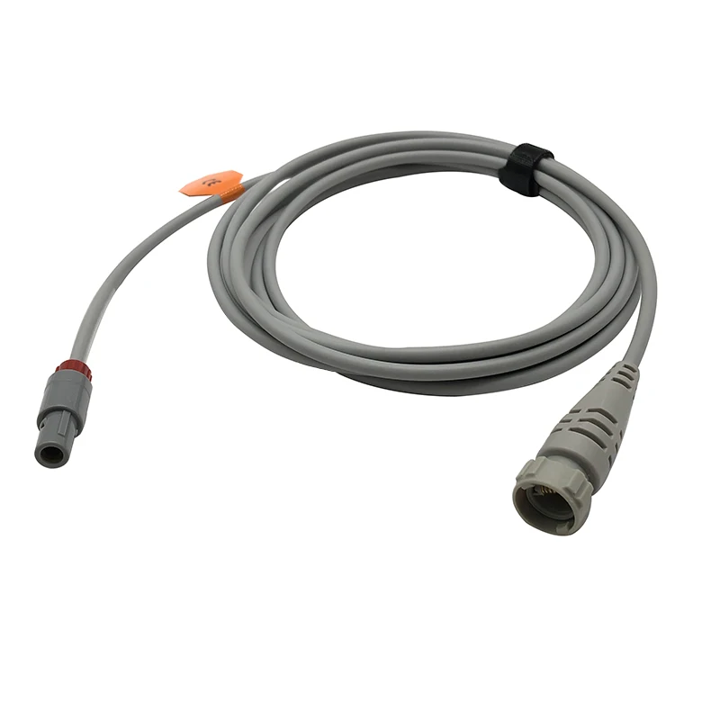 cable compatible médico del adaptador de 5-Pin Huanan IBP al transductor del argón