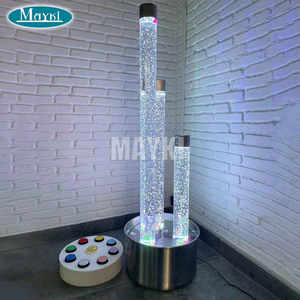Autism Lights Sensory Equipment Interactive Bubble Tube LED Bubble Tube ...
