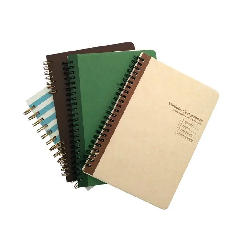Custom Paper School Composition Notebook Planner A4 A5 with Printing Subject College Ruled Spiral Notebooks