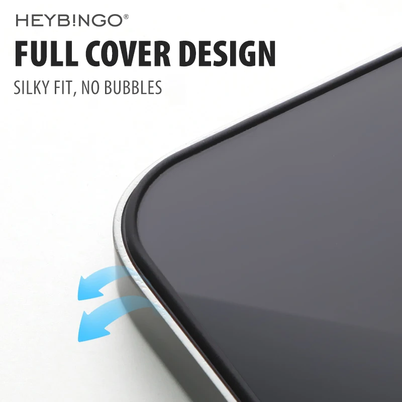 Factory Sales 3d Antifall Unbreakable Silicone Edge Privacy Screen