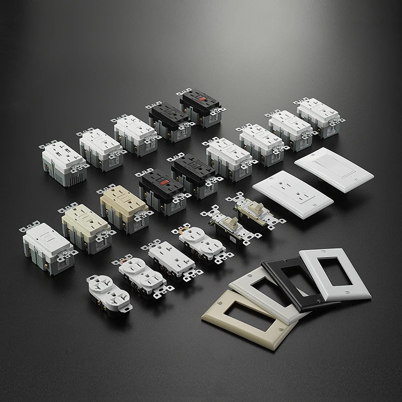 UL Listed 120/277 Volt 3 Way Rocker Switch Light Switch Electrical Wall Switch Sockets