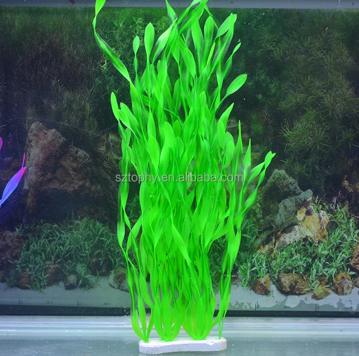 Large Colourful Fish Tank Plant Accessories Artificial Plastic Fish