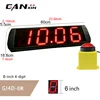 6 inch 4 digit red