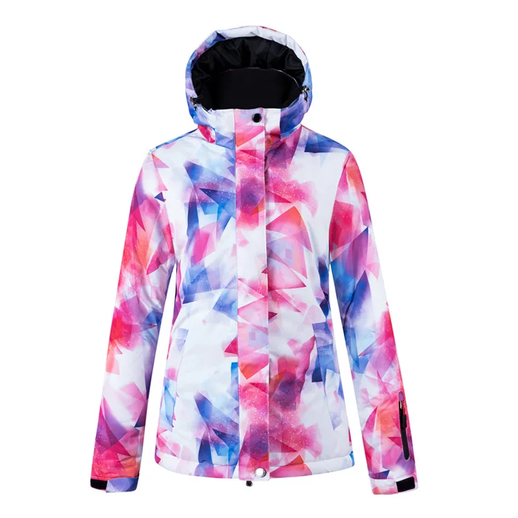 colorful snow jacket
