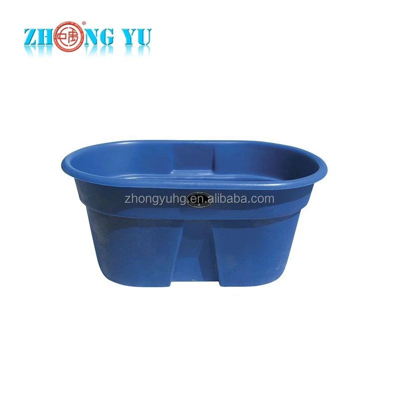 Plastic 40 50 60 100 Gallon Farm Water Tanks for Cow Horse Cattle