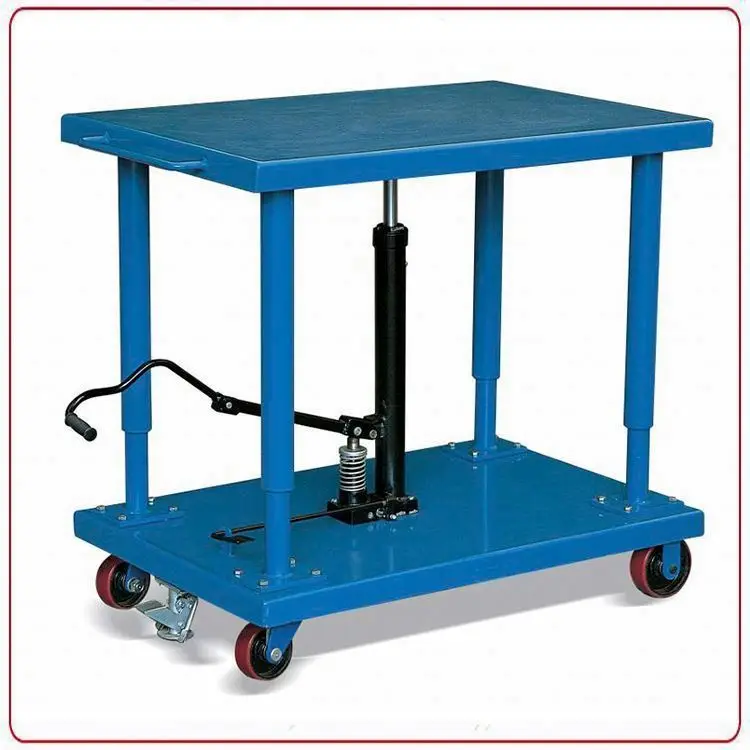 Factory Wholesale Lift Tables Mobile Hydraulic Lifting Table Trolley  MH-F