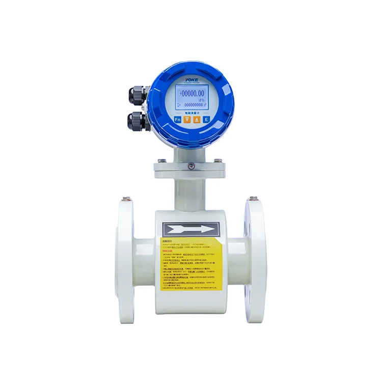 Electromagnetic Water Meter Insertion-style  Waste Water Magnetic Flow Meter Battery Powered Plug-in Electromagnetic Flowmeter