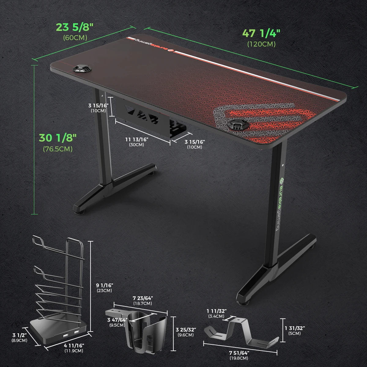 Cheap Best Station Big Adjustable Rgb Office Led Computer Pc Table Top