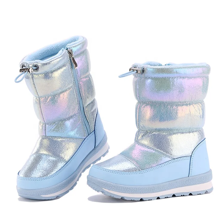 Зимние модные водонепроницаемые детские зимние сапоги для детей