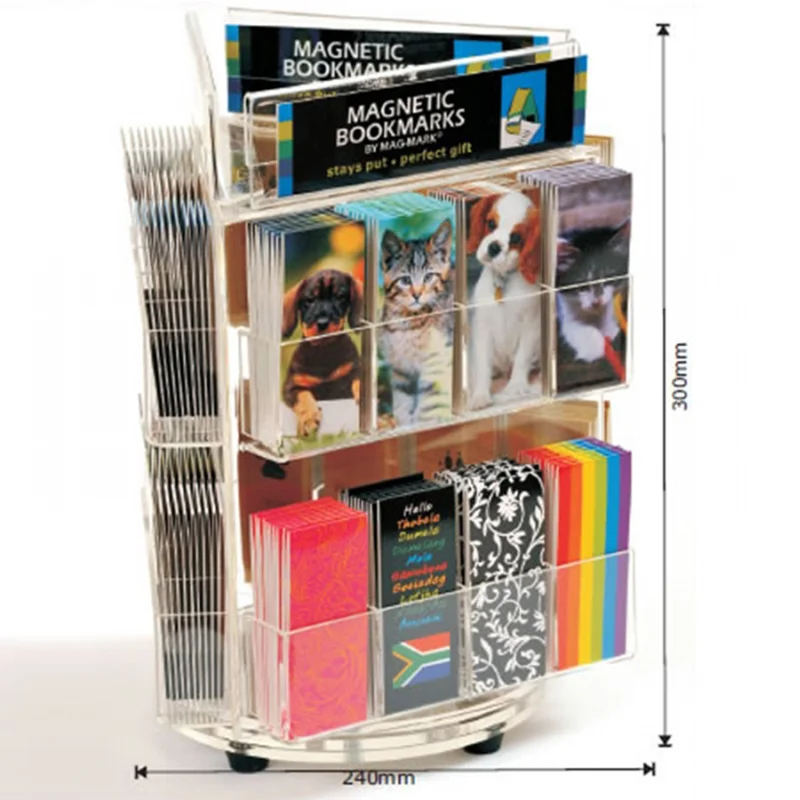 Bevis Customizable Wood Gift Card  Display Rack Factory for Supermarket and Mall