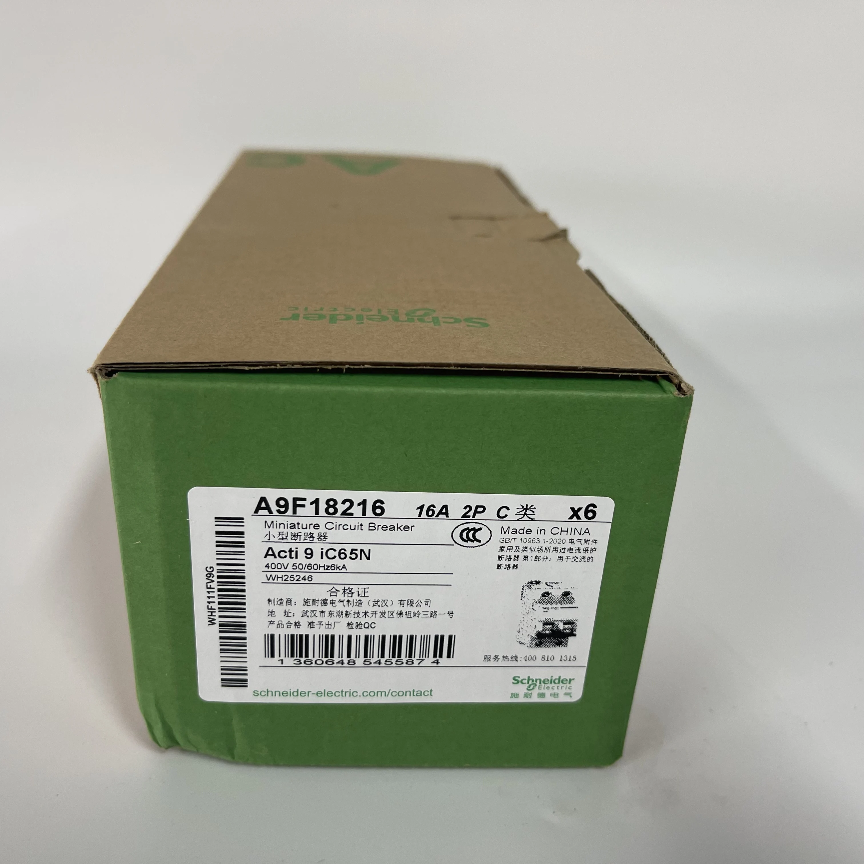 Schneider Miniature Circuit Breaker A9F18216 Schneider Miniature Circuit Breaker A9F18216