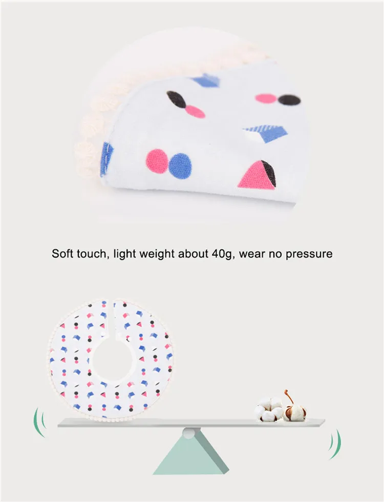 Муслин tree3layers 100% хлопок 360 водонепроницаемая ткань кружева baby bib