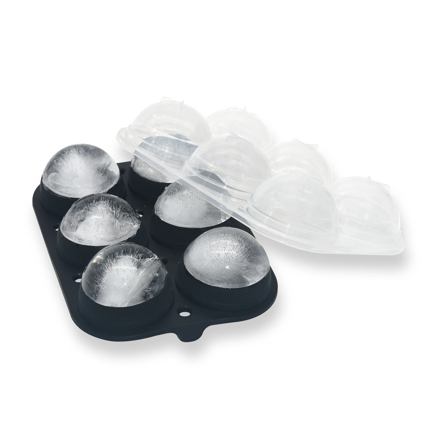 Factory Best Selling Silicone Ice Cube Tray With Lid Bpa Free Easy Release Ice Cube Molds Make Mini Ice Cubes manufacture