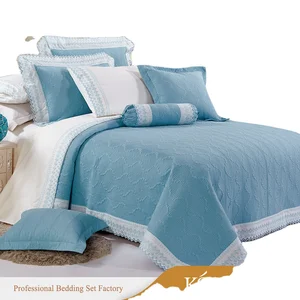 Nantong Factory Embroidery Bedspread Wholesale