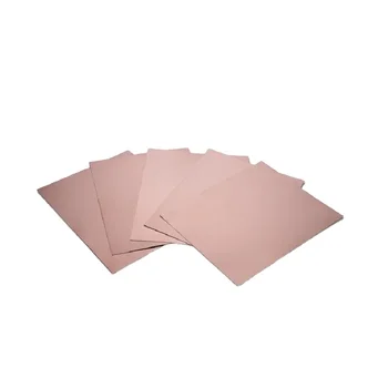 A4 TC1w PE copper foil 6oz thick 3mm aluminum substrate 6061 aluminum clad copper plate sample