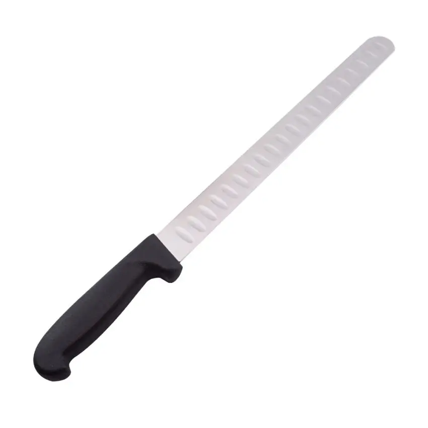 12 Inch Ultra Sharp Stainless Steel Ham Knife Ergonomic Design - Best for Slicing Roasts, Meats