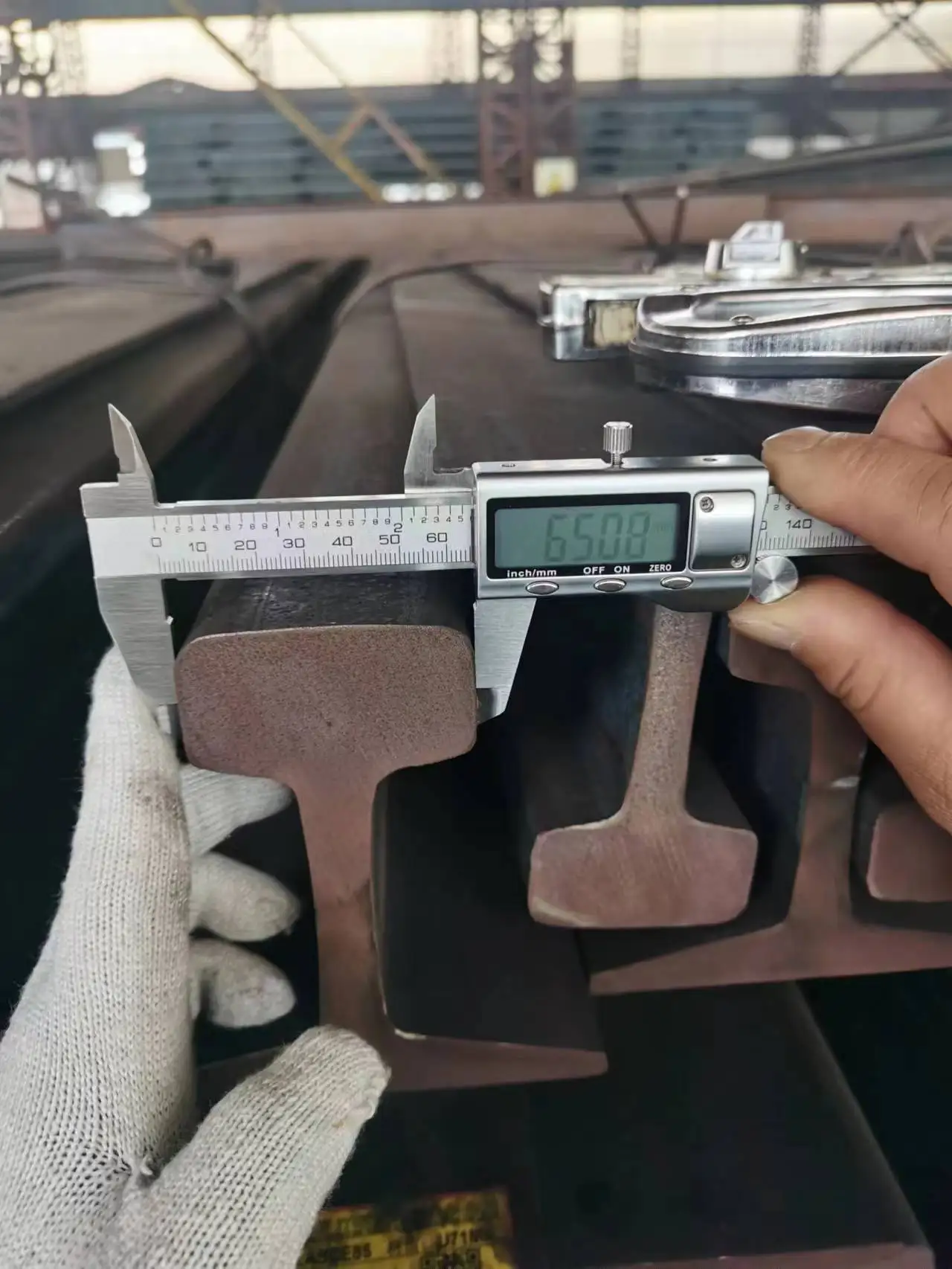 Q235b Crane Rail Iron Profile Processing Train Used Rail Railway Track Railroad Steel Rails Railway Heavy Steel Rail for Sale