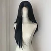 Cabello liso largo de 72 cm - Largo y liso negro