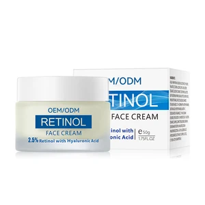 Hyaluronic Acid Retinol Vitamin Tranexamic Acid AHA 50ml Facial Cream Wholesale Anti-wrinkle Anti-aging Firming Whitening