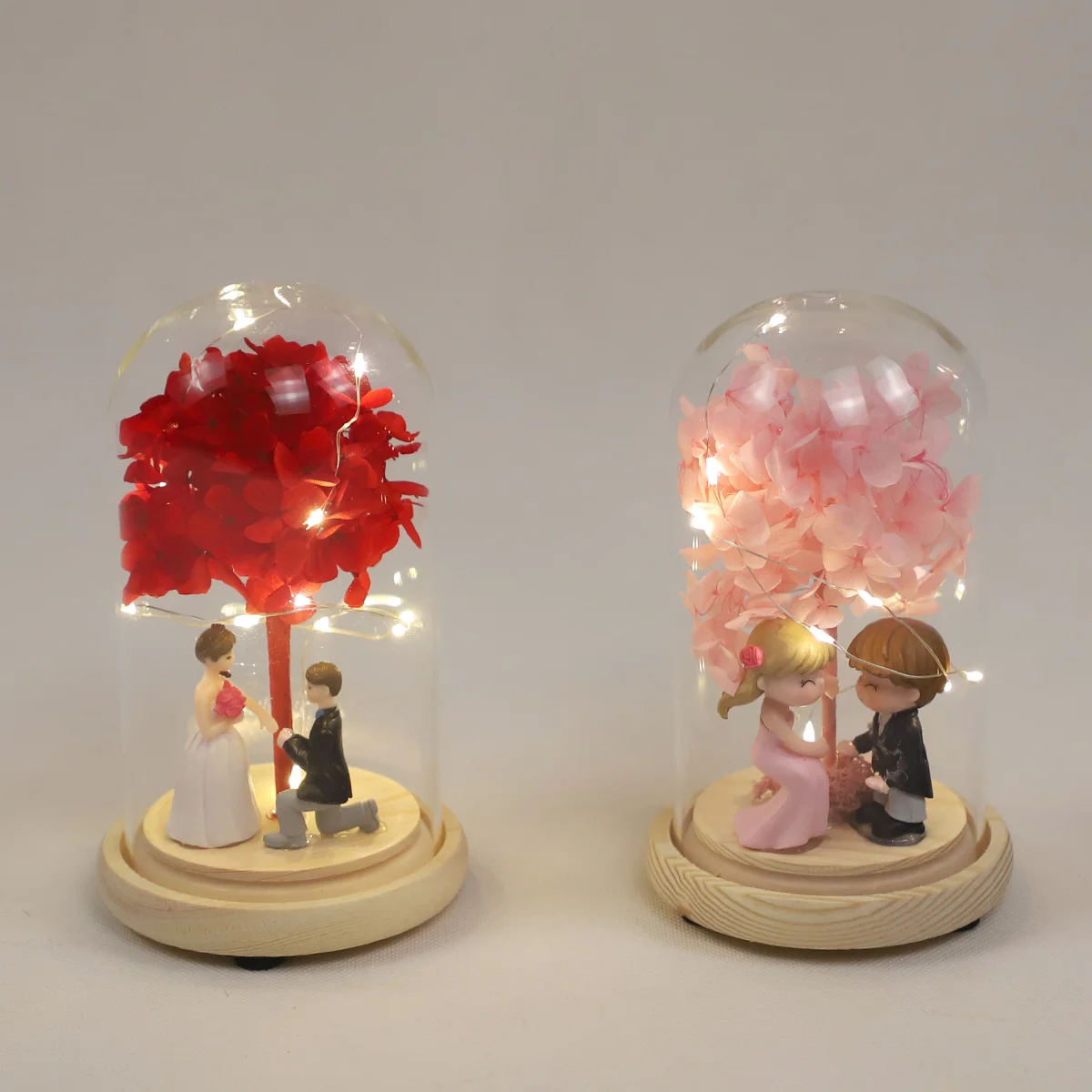 Women Gifts for Christmas Galaxy Rose Crystal Flower Birthday Gift Light Up Flowers in Glass Dome