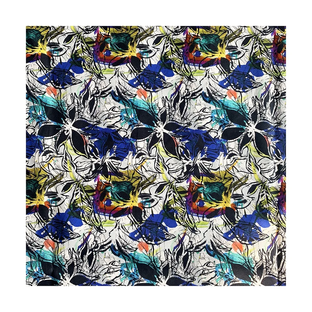 Индивидуальная цифровая печать на хлопковой дрели для одежды