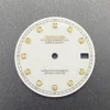 Enamel White Dial Gold Applied Indices