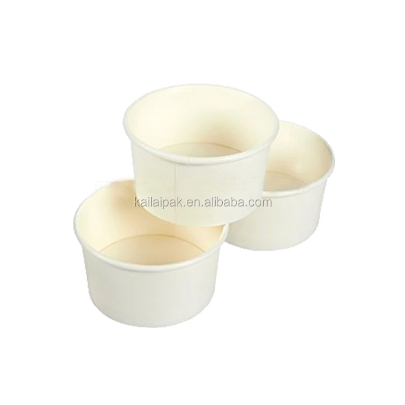Factory Direct Disposable Ice Cream Paper Cup Recyclable Ice Cream Tub Eco-friendly Ice Cream Pot with Lids