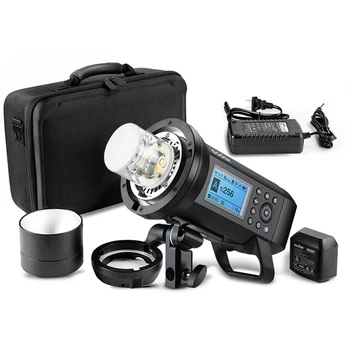 Godox AD400Pro TTL HSS Flash with Bag CB10 Built-in 2.4G Wireless X System Li-on Battery Outdoor Flash