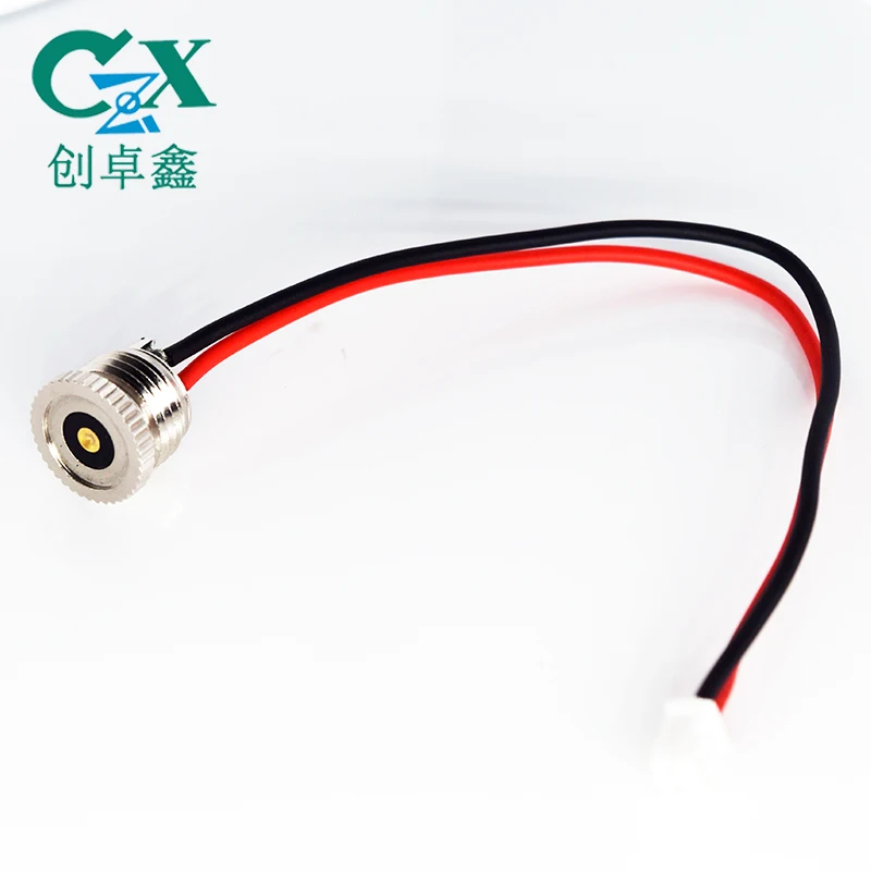 CZX Spring Loaded Pogo Pin Magnetic Electrical 10mm 24v 10amp Round Thread Magnetic Connector 10a High Current