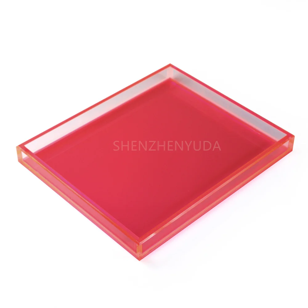 Neon Color Acrylic Tray, Colors & Size Options