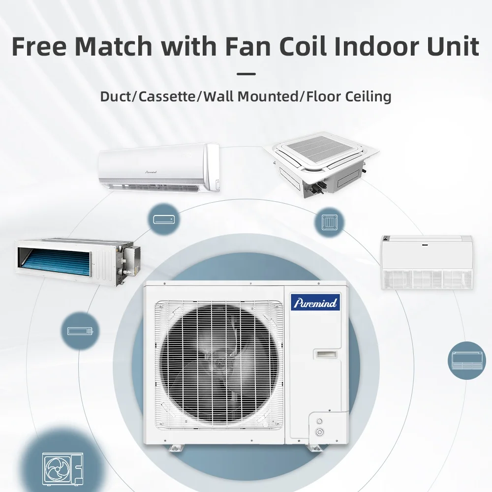 Gree Mini VRF Air Conditioning System for Home Split Multi Function Central Air Conditioner Inverter Cooling Heating HVAC System