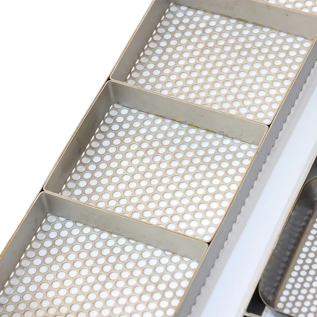 China Factory Carbon Steel Customization High Open Area Noodle Fryer Retainer for Instant Noodle Machine 4